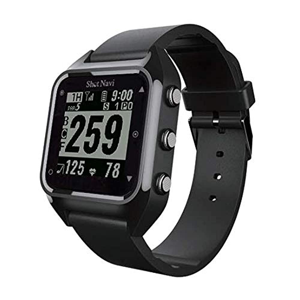 Shot Navi Hug GPS Golf Navigation Watch Type Shot Navi Hug (Black