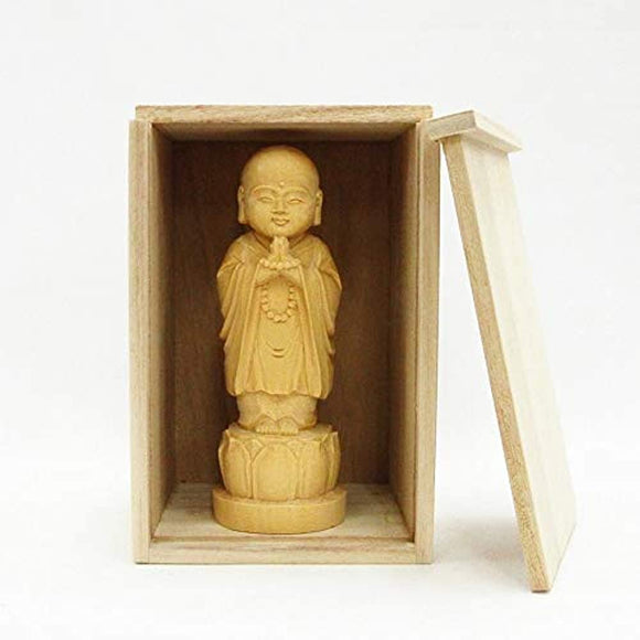 Kurita Buddhist Brand [Bodhisattva] Childcare Place (Total Height 6.3 inches (16 cm), Width 2.2 inches (5.5 cm), Depth 2.2 inches (5.5 cm), Comes with Round Paulownia Box Outer Dimensions Height 7.1 inches