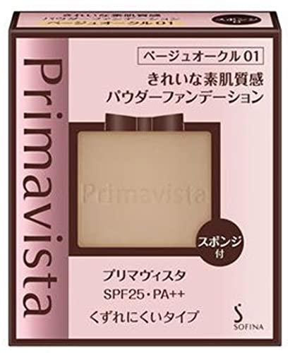 Kao SOFINA Primavista Beautiful Skin Texture Powder Foundation #Beige Ocher 01 Refill