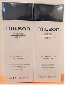 Milbon REPAIR HEAT repair heat protective shampoo & treatment 500ml each