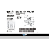 Dimotiv-DMV GROM/MSX Handle Post/Handle Riser 23mm Up (Handlebar Riser) Black DM-S-HR-YA-01-K