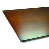 High Table Round W-83TAD Dark Brown/Silver