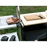 Snow Peak LV-313 Stainless Steel Kitchen Table, Side Connection