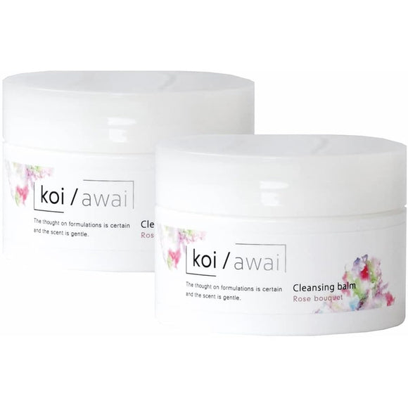 koi/awai Cleansing Balm Rose Bouquet Scent 90g Set of 2 All-in-one Balm