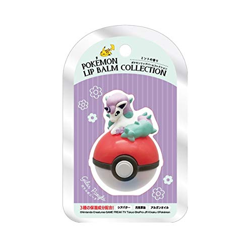 Bandai Pokemon Lip Balm Collection 2 Galal Ponyta Lip Balm Mint Blue 8g