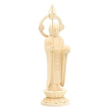 Wooden sculpture BUDDHA SUTRA OF THE YIN STATUE CIRCLE Light Circle Base 6 Dimension Hinoki