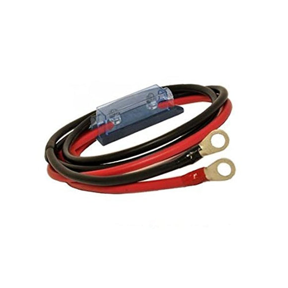Inverter Protective Fuse Cable SP1000 - 112212 FUSE HOLDER CABLES, (Red and Black EACH 2 m), Terminals Set CRIMPING ROHS COMPATIBLE WITH PRODUCT SP1012KIV - 2 M