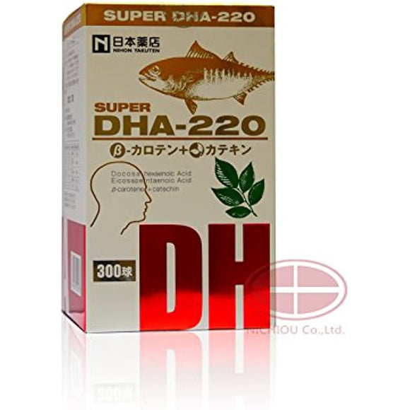 Yakuo Pharmaceutical Super DHA220 β-carotene + catechin 300 grains (3)