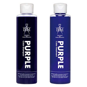 ISM Color Shampoo & Treatment Set (200ml each) Purple