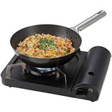 Captain Stag UG-1577 Frying Pan, Fiber Line, Authentic Stir Frying Pot, 24cm, Made in Japan