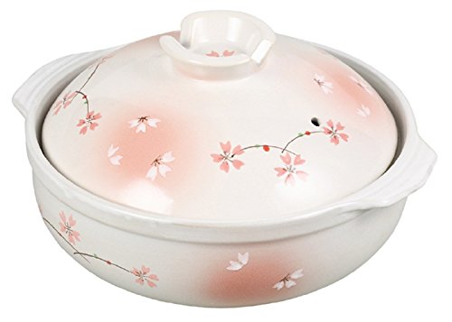 Pearl metal clay pot Sakura No. 7 L-1857