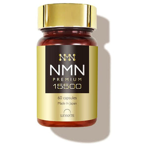 NMN supplement 15500mg (258mg per tablet) Made in Japan High purity 100% 60 capsules 30 days Use acid-resistant capsules that reach the intestine Titanium dioxide free Coenzyme Q10 Domestic GMP certified factory Levante