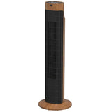 Iris Ohyama TWF-C73M Tower Fan, Slim, Left and Right Automatic Oscillation, Remote Control, Powerful Blower, 3 Levels of Airflow, Timer Included, Microcomputer Type, Wood Grain