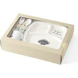 Takenaka Mamma Kids' Dinnerware Set, Gift Set, Mint, 13.4 x 9.6 x 3.0 inches (34 x 24.4 x 7.5 cm)