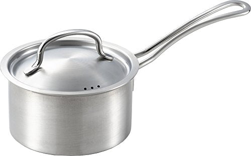 Yoshikawa Made in Japan One-handed pan 14cm IH compatible Silver Stainless steel Gogi YJ2109
