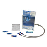 Swage LINE Front Brake Hose Kit, Aluminum, Clear Hose