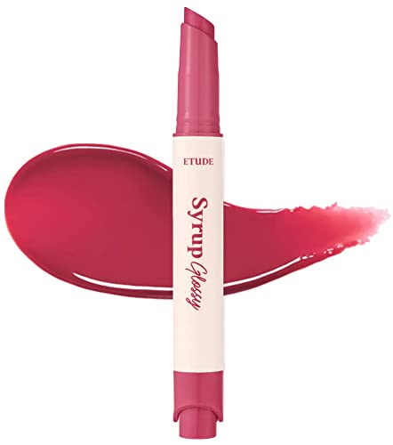 ETUDE Official Syrup Glossy Balm Lipstick Cherry Tart 2.5g