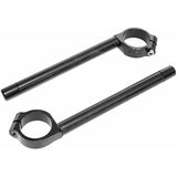 Robby Moto Engineering Aluminum Separate handle standard model Clamp 46mm Diameter Handle drooping angle 5 degrees Silver