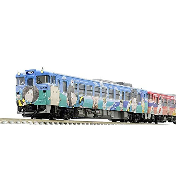 TOMIX 98054 N Gauge Kiha 40 2000 Type Diesel Car, Kitaro Train / Cat Musume Train Set, 2 Cars, Railway Model, Diesel Car