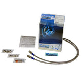 Swage LINE NINJA 250SL (15) STF757 Front Brake Hose Kit, Stainless Steel, Clear Hose