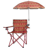 Captain Stag CS Native UD-64 Parasol, For Chairs, Easy to Put On and Take Off, Red