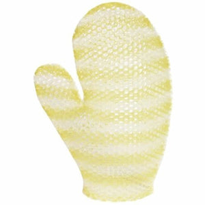 Spa Treatment Stimulite Honeycomb Bath Mitt Gold & White