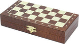 ChessJapan Compact 7.9 inches (20 cm) Wooden Magnetic Chess Set