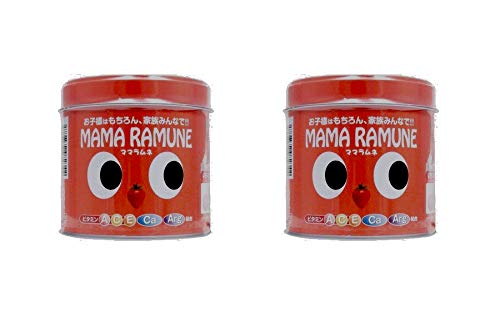 (Set of 2) Mama Ramune (strawberry milk flavor) 200 tablets