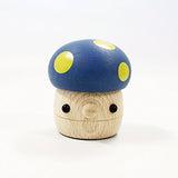 Wooden Toy Acorn Set (Clear Acorn x 1, Acorn Mushroom x 1, Blue x 1) Wooden Toy Made in Japan