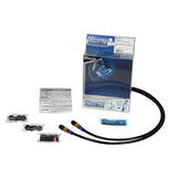 Swage LINE 04-07 GAFB317 HTRC9 Front Brake Hose Kit, Aluminum (Gold/Black) Black Smoke Hose, XG250 Tricker