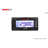 Kn Planning Koso Waterproof Bike ScooterCycle Scooter LED Clock Outdoor Temperator VoltMeter Bolt Meter 12V
