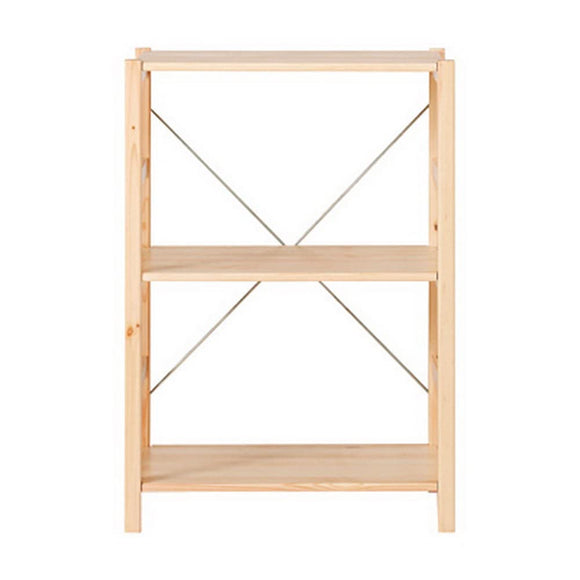 MUJI 61182407 Pine Wood Shelf Unit, Small, (W x D x H): 22.8 x 10.2 x 32.7 inches (58 x 26 x 83 cm)