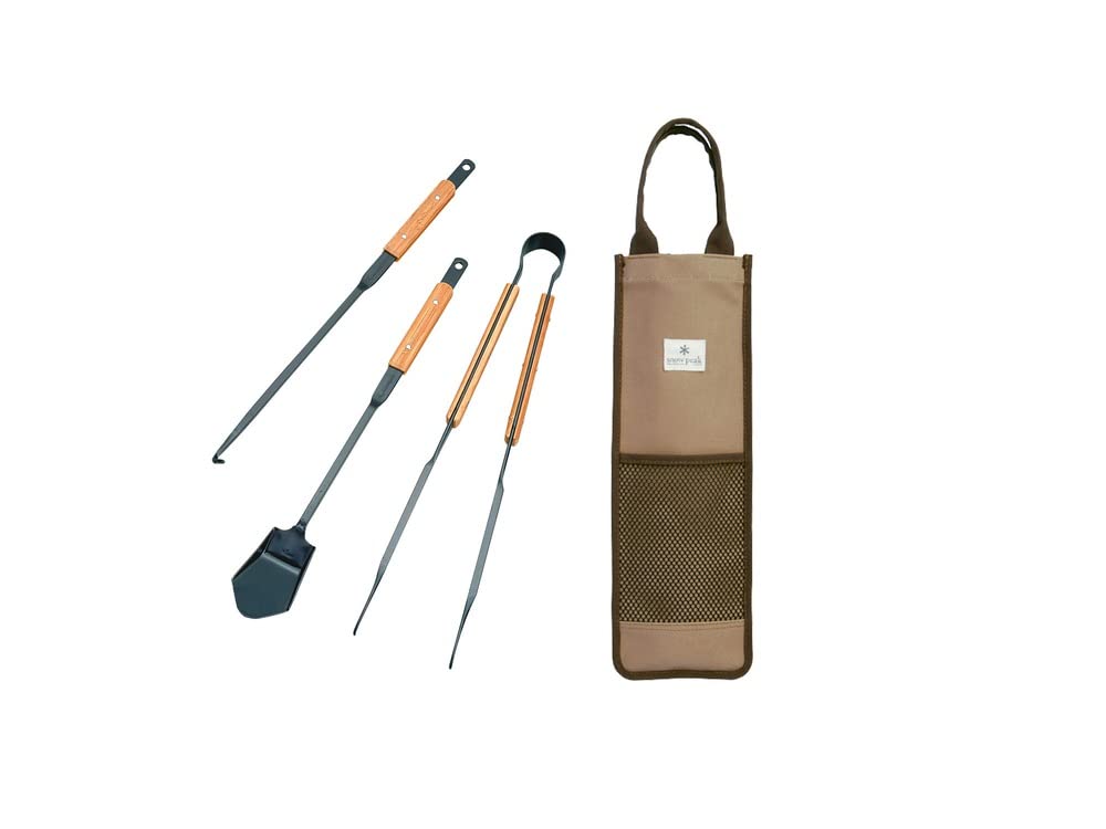 Snow peak bonfire tool set PRO N-024 black – Goods Of Japan
