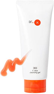 Doctor Kei (Dr.K) Medicated C Clear Cleansing Gel (Quasi-drug) [Makeup Remover] Vitamin C Derivative Pores W No Face Wash Required Eyelashes OK Cleansing