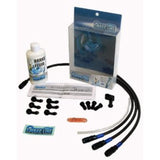 Swage LINE (Swedge Line) Front & Clutch Hose Set Front Hose: Direct Type Aluminum (Black/Black) Black Moke Horse Zephyr1100 92-06 Bawb646 [HTRC9]