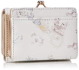 Daisy Rico DR3-2 Mini Wallet with Metal Clasp, White