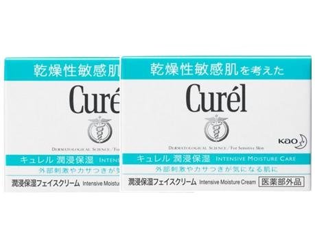 Kao Curel moisturizing face cream 40g x 2 pieces