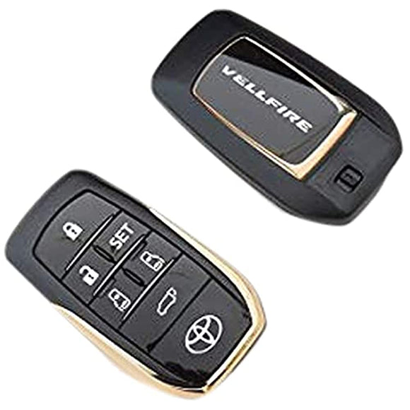 Genuine TOYOTA 30Vellfire Z Golden Eyes SMART KEY COVER, GOLD, FOR CARS, GENUINE JAPANESE PARTS, GOLDEN