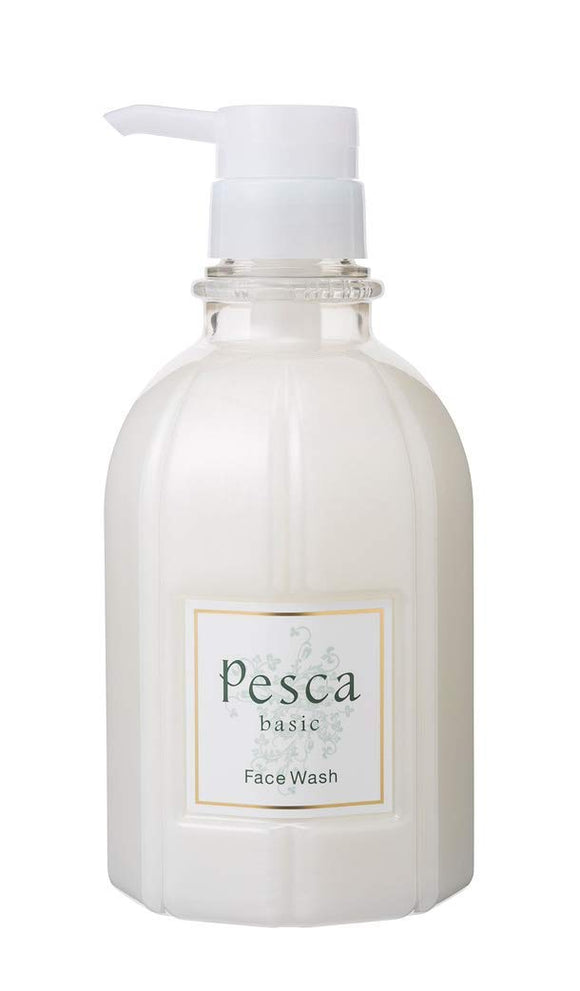 Pesca Face Wash [Large Capacity] Face Wash Cleansing Highly Moisturizing Hyaluronic Acid Aging Care BIG Size 500ml