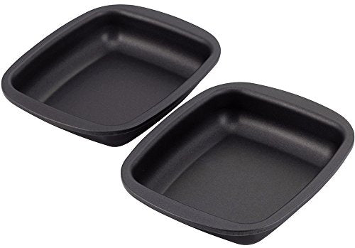 Shimomura Kohan Grill Pan Morning Tray 2 Pieces Made in Japan Fluorinated Grill 37905 Easy to Clean Tsubame Sanjo