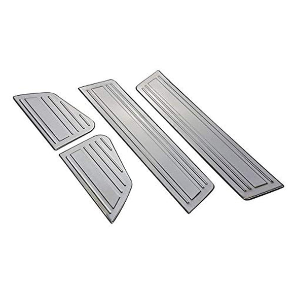 AVANCE AV-SSSP-EV-Siinless Steel Side Scuff Plate, Every Wagon Silver