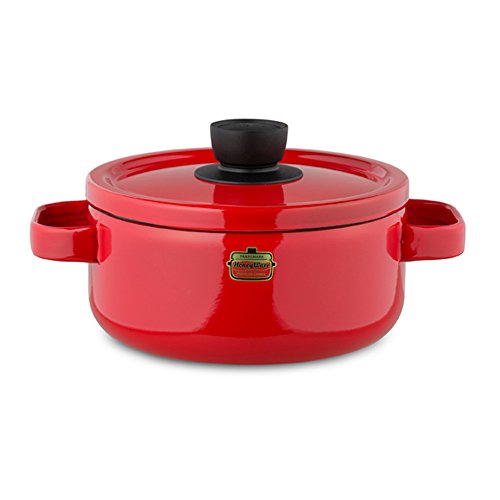 Fuji Hollow Casserole Solid 20cm Red SD-20W R