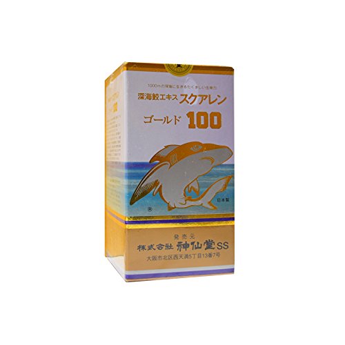 Shinsendo deep sea shark squalene Gold 100 330 tablets (1)