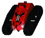 27MHz RC Action Buggy Caterpillar Crazy Red Electric Radio Control Tank Stunt Car CACR-3480