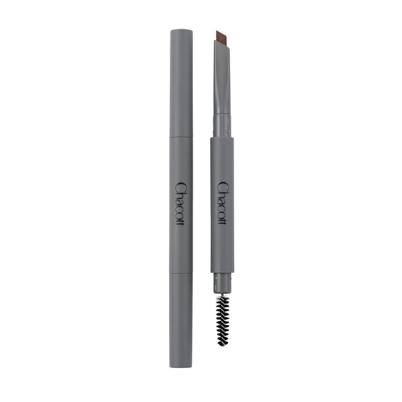 Chacott brush up eyebrow with screw brush waterproof prescription for women's and men's genderless cosmetics color: 241 brown