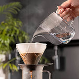 Hario VDMU-02T-SPS Dripper MUGEN Trial Set for 1-2 Cups, Practical Capacity 11.8 fl oz (350 ml), Made in Japan