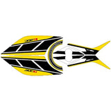 MDF MMT09-D-PY-RF Graphic Kit Rear Fender Set Strobe Model Pumpkin Yellow MT-09 (14-16)