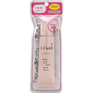 SUGAO Air Fit CC Cream Moist Pure Natural SPF23 PA+++ 25g