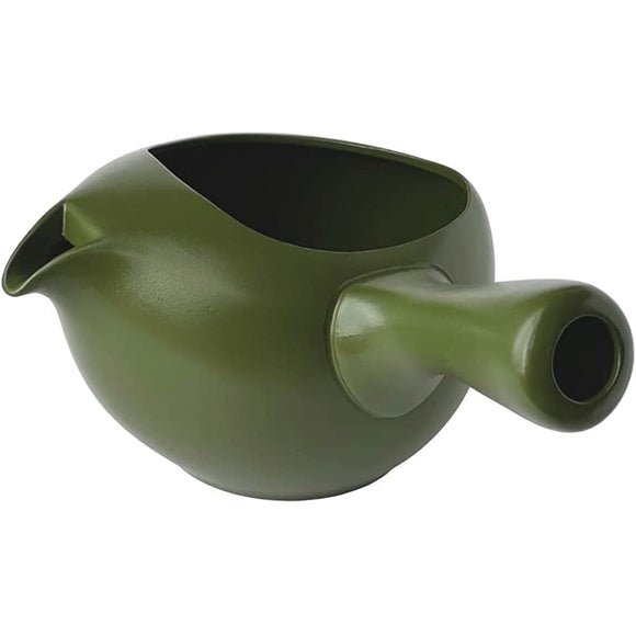 Tokoname Yaki Chamiru Teapot Without Lid, Green, 13.5 fl oz (400 cc)