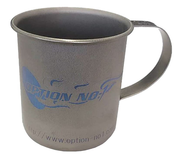 OPTION No.1 NO-154 Titanium Mug, Made in Tsubame City, Niigata Prefecture